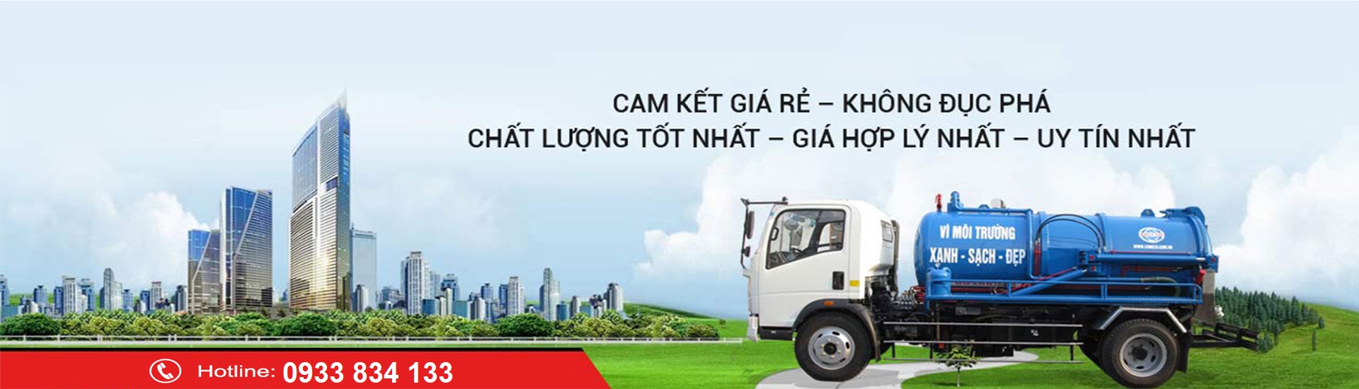 Dịch vụ hút bể phốt số 1 Thái Bình